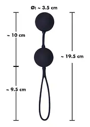 Вагінальні кульки You2Toys Black Velvets, 19.5 см, чорний - мініатюра 10