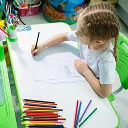 Набір для малювання в кейсі 128 предметів Рожевий - мініатюра 3