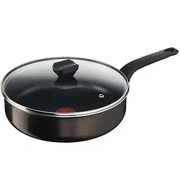 Великий сотейник-каструля TEFAL EASY COOK&CLEAN 26 см (B5543302) з антипригарним титановим покриттям.