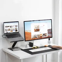 Підставка для ноутбука Native Union Desk Laptop Stand Black (HOME-STAND-BLK) - мініатюра 4