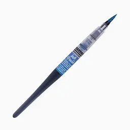 Ручка-пензель з чорнилом Sennelier Ink Brush, Переливчастий бірюзовий (Iridescent Turquoise)