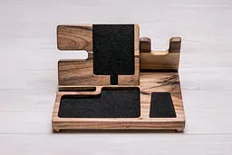 Дерев'яний аксесуар для зберігання гаджетів ecoWalnut "Police" 240x180x140 мм