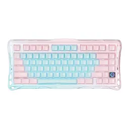 GravaStar Клавіатура механічна GravaStar Mercury K1 Lite 80keys, GravaStar x BSUN Grey, BT/WL/USB, Aurora Mist