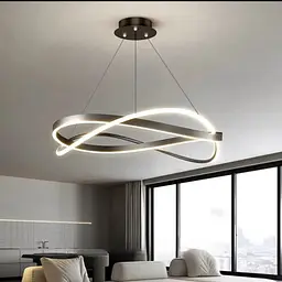 Стильна підвісна LED-люстра Art 2463/600 BK - мініатюра 9