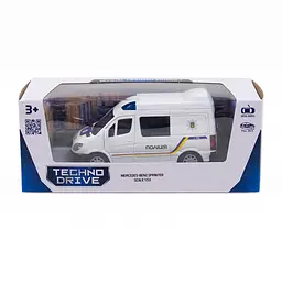 Автомодель дитяча Поліція MERCEDES-BENZ SPRINTER TechnoDrive 250294 інерційна - мініатюра 12