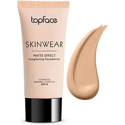 Тональний крем TopFace Skinwear Matte Effect Longlasting Foundation PT468 відтінок 02, 30 мл - мініатюра 2