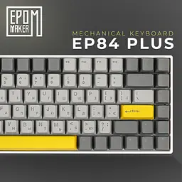 Клавіатура Epomaker EP84 Wisteria Linear White механічна бездротова (EP84-W-WL) - мініатюра 6