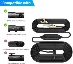 Кабель режиму паркування DDPai AUX Hardwire Kit Xiaomini One, Xiaomini 3 - мініатюра 2