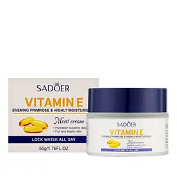 Крем для обличчя зволожувальний з вітаміном Е Sadoer Vitamin E 50 г