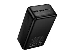 Зовнішній акумулятор (Power Bank) Hoco J165B 30000mAh Black - мініатюра 2