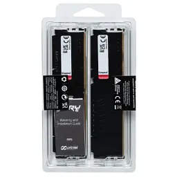 Модуль пам'яті для комп'ютера DDR5 32GB (2x16GB) 6800 MHz Beast Black EXPO Kingston Fury (ex.HyperX) (KF568C34BBEK2-32) - мініатюра 6