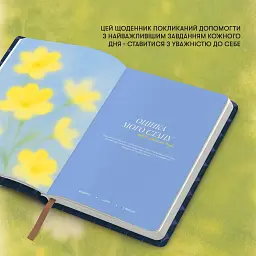 Щоденник самотурботи «Час піклуватися про себе» синій - мініатюра 7