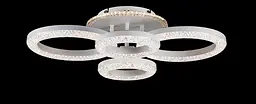Люстра стельова LED Splendid Ray L2722/2+2, 4 лампи, білий, сучасний стиль, з пультом, димер, 15 см висота, 57 см діаметр - мініатюра 5