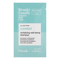 Оздоровлювальний шампунь для всіх типів волосся Nook BEAUTY FAMILY COMFORT 10 мл