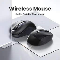 Бездротова миша UGREEN MU003 Portable Wireless Black (90371) - мініатюра 6