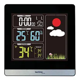 Метеостанція Technoline WS6448 Black (WS6448), Чорний - мініатюра 5