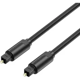 Кабель мультимедійний Optical Toslink 1.0m black Vention (BAEBF)