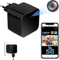 Міні WiFi камера-зарядка 1080P з датчиком руху та керуванням TuyaSmart