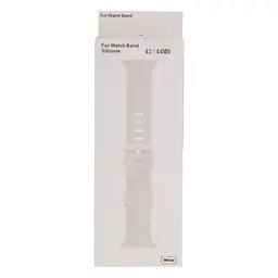 Ремінець Anchor Watch Band Silicone Shine Apple Watch 49/Watch 45/ Watch 44/Watch 42 мм White - мініатюра 2