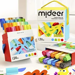 Набір маркерів Mideer 12 кольорів (MD1549) - мініатюра 3