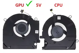 Вентилятор для ноутбука HP OMEN 15-EK 15-EN TPN-Q238 TPN-Q236 GPU 5V - мініатюра 3