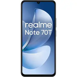 Смартфон Realme Note 70T 4/128GB Black (Global) no charger - мініатюра 2