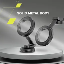 Універсальний автотримач Canyon Magnetic phone holder OnGrip 10 aluminum Black (CNS-CCHM10) - мініатюра 11