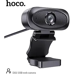 Веб-камера Hoco DI11 USB Camera with Audio Focus 2K - HD 4Mpx кабель 1.5 метра - мініатюра 6