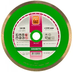 Алмазний диск по граніту PDT Granite 1A1R 230х1,6х10х25,4 мм