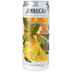 Напій безалкогольний слабогазований Forever Janbucha Honey & Green Tea 0.33 ж/б - мініатюра 4