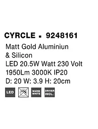 Світильник Nova Luce Cyrcle 9248161 - мініатюра 7