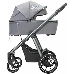 Коляска Espiro Bueno 2022 307 Gray Feather, універсальна 2 в 1, сіра (205163) - мініатюра 6