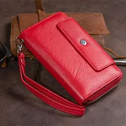 Жіночий шкіряний гаманець ST Leather 19х9,5х2,5 см acs0015405 - мініатюра 9