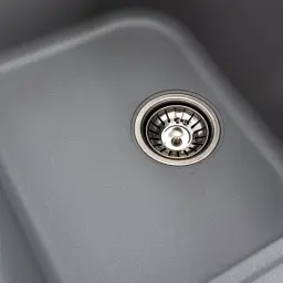 Кухонна мийка Platinum 7950 Equatoria гранітна глянцева з кріпленням 79x50 см сірий металік (000035796) - мініатюра 5
