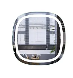 Дзеркало Mixxus Premium DIVERSE MR16-70x70 (LED Touch, Anti-fog (3-6,5kK)) (MP6640) - мініатюра 1