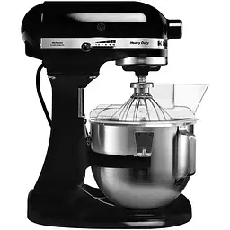 Планетарний міксер KitchenAid Heavy Duty 4.8 л чорний (5KPM5EOB) - мініатюра 2