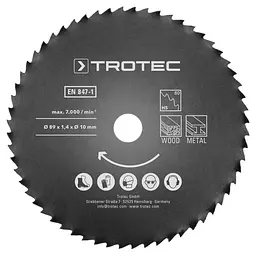 Пиляльний диск 2 шт Trotec 1 HSS HS60/HS80 метал - мініатюра 3