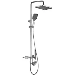 Душова система Rea Helix nikiel brushed з виливом REA-P6622, Никель
