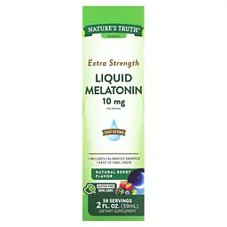 Мелатонін Nature's Truth Liquid Melatonin 10 мг 59 мл - мініатюра 2