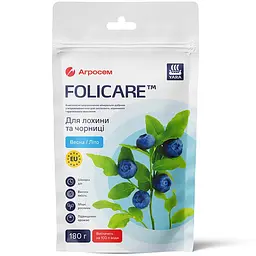 Добриво для лохини та чорниці Весна-літо, 180 г, Yara Folicare