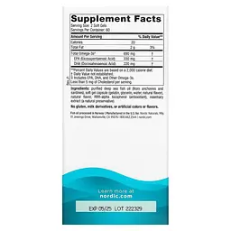 Омега риб'ячий жир Nordic Naturals Omega-3 690 мг 120 капсул Лимон - мініатюра 3