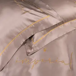 Простирадло на гумці MirSon Imperial Tencel №08 Beige 90х200 см бежеве (2200010756654) - мініатюра 3