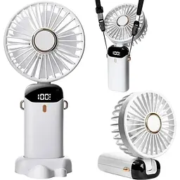 Портативний складний вентилятор / Вентилятор ручний акумуляторний Mini Fan TP-01
