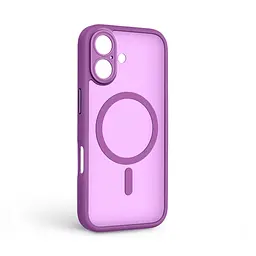 Чехол для Apple iPhone 17, Lush MagCase, фиолетовый, противоударная панель-накладка из TPU и PC, полупрозрачный чехол с MagSafe (с магнитом), с защитой камеры, поддержка беспроводной зарядки, защита всего корпуса, ArmorStandart (ARM87485) - мініатюра 2