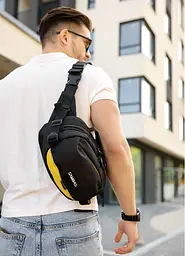 Сумка через плече бананка Sambag Flex Pro 30 × 17 × 15 см (85451128m) - мініатюра 2