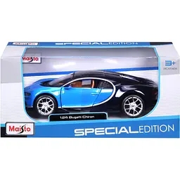 Ігрова автомодель Maisto Bugatti Chiron Blue 1:24 (31514 met. blue) - мініатюра 19