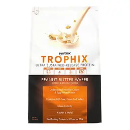 Протеїн Trophix, 907 грам Вафлі з арахісовим маслом Syntrax fit0013421