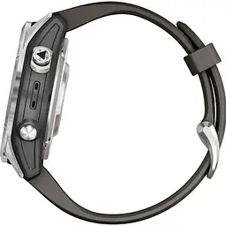 Смарт-годинник Garmin Fenix 7S Pro Solar Edition Silver with Graphite Band (010-02776-00) [90552] - мініатюра 8
