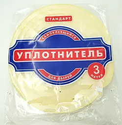 Самоклеючий паролоновий ущільнювач для вікон та дверей 20 мм х 3 м, товщина - 10 мм UKC 1 шт. - мініатюра 5