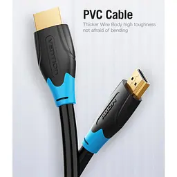 Кабель мультимедійний HDMI M to HDMI M 1.0m V2.0 Vention (AACBF) - мініатюра 10
